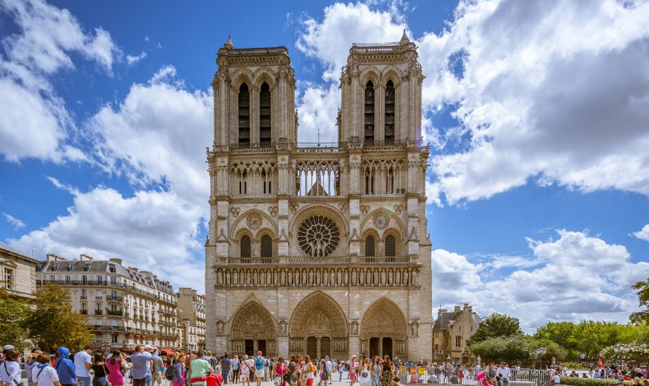 Notre-Dame Cathedral, Paris, Île-de-France, France